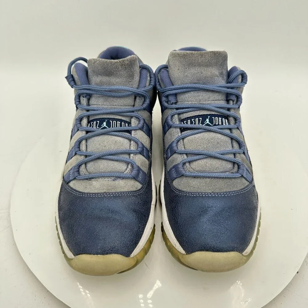 Nike Air Jordan 11 Retro Low Youth Size 6Y Women 7.5 580521-408 Blue Moon Shoes